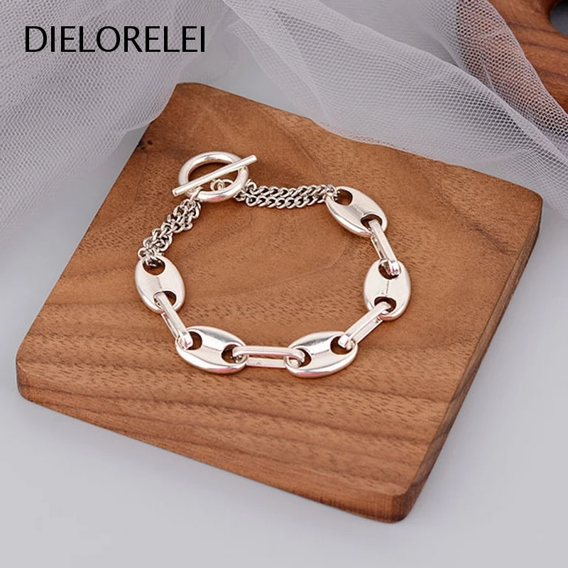 Браслеты DIELORELEI из стерлингового серебра 925 пробы, легкие роскошные женские браслеты в стиле хип-хоп, модные минималистичные ювелирные издел...
Браслеты DIELORELEI из стерлингового серебра 925 пробы, легкие роскошные женские браслеты в стиле хип-хоп, модные минималистичные ювелирные издел...