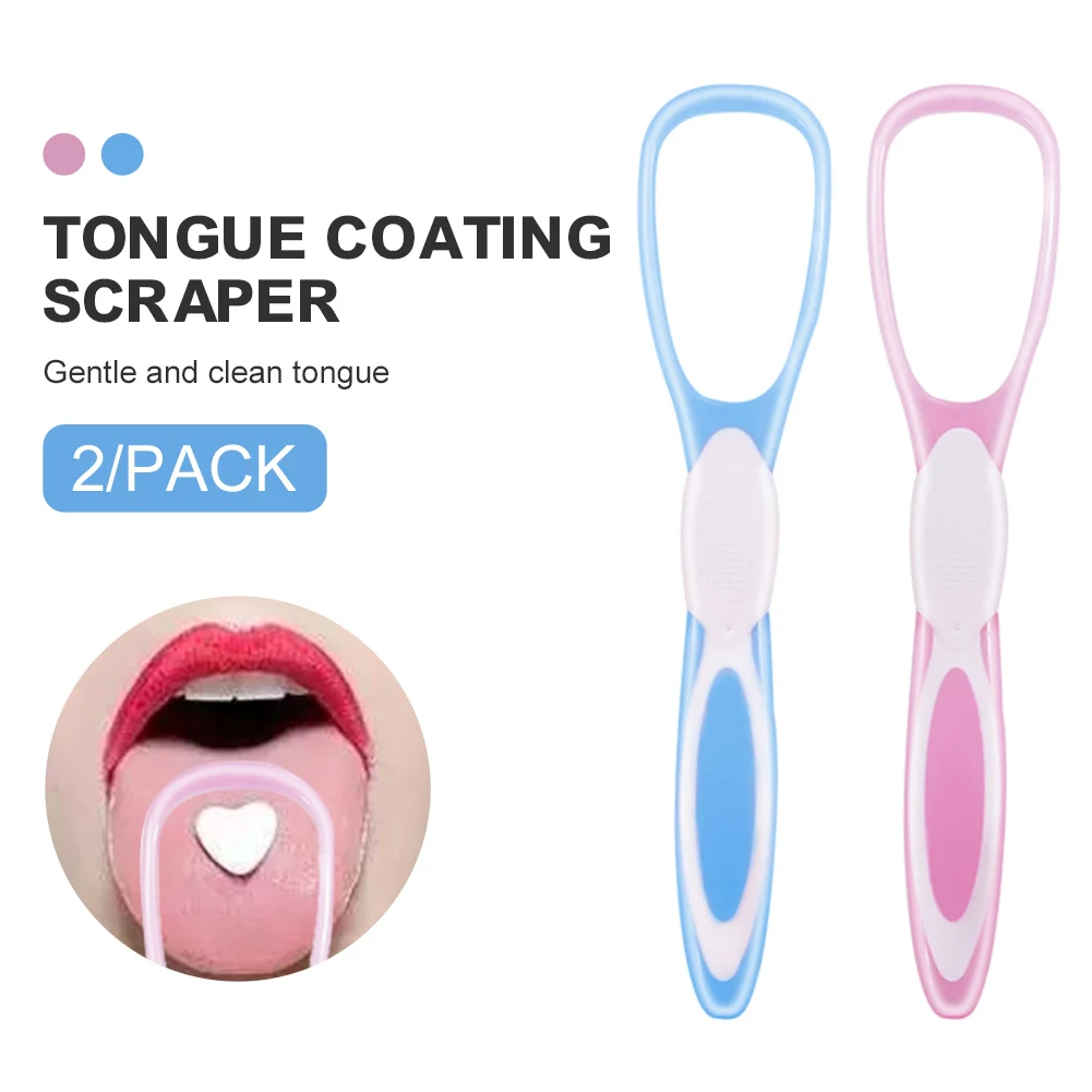 2pcs Tongue Scraper Food-Grade Oral Hygiene Brushes Oral Cleaning Tool to Eliminate Bad Breath Tongue Cleaner for Kids Adults
2pcs Tongue Scraper Food-Grade Oral Hygiene Brushes Oral Cleaning Tool to Eliminate Bad Breath Tongue Cleaner for Kids Adults