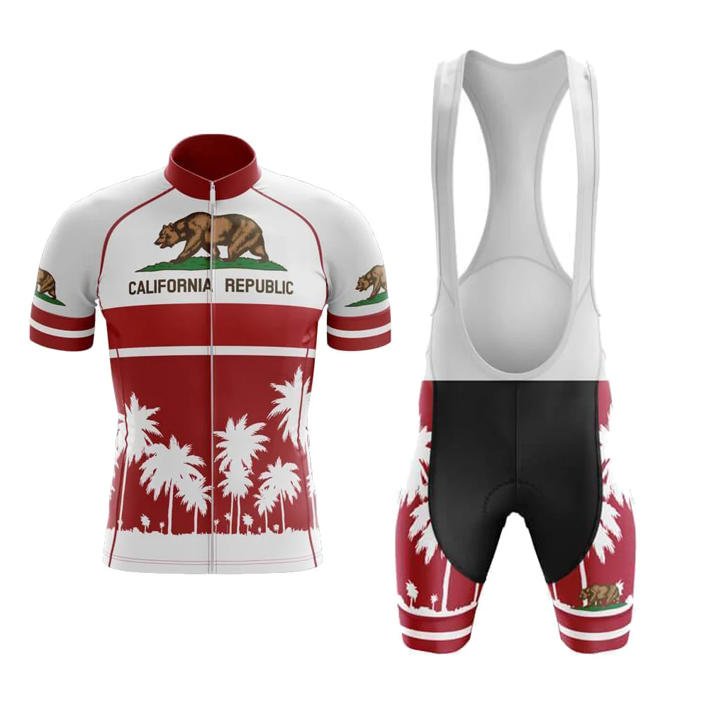 CALIFORNIA Republic Red Cycling Jersey Set Maillot Ciclismo Hombre Short Sleeve Bike Clothing Bib Shorts Gel Breathable Pad MTB
CALIFORNIA Republic Red Cycling Jersey Set Maillot Ciclismo Hombre Short Sleeve Bike Clothing Bib Shorts Gel Breathable Pad MTB