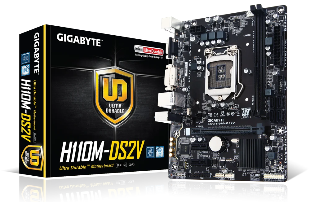 For Gigabyte GA H110M DS2V Motherboard Socket LGA 1151 Core i7 i5 i3 DDR4 USB3.0 SATA3 PCI-E 3.0 100% Original Mainboard Used F
For Gigabyte GA H110M DS2V Motherboard Socket LGA 1151 Core i7 i5 i3 DDR4 USB3.0 SATA3 PCI-E 3.0 100% Original Mainboard Used F