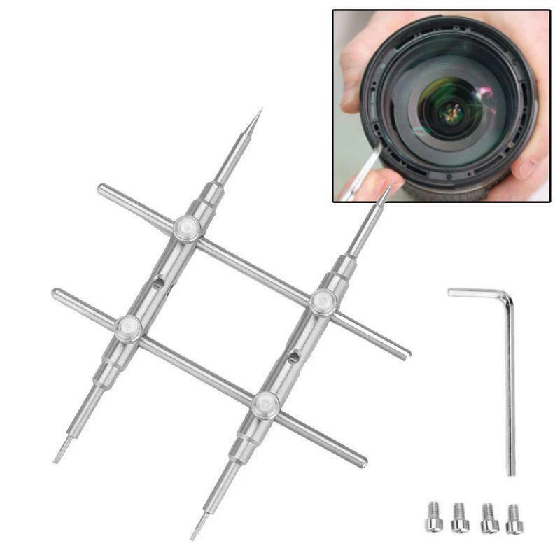 Camera Lens PRO Spanner Wrench Tool Open Repair Disassemble Replacement 25-130MM For Canon Nikon Sony Yongnuo Lenses
Camera Lens PRO Spanner Wrench Tool Open Repair Disassemble Replacement 25-130MM For Canon Nikon Sony Yongnuo Lenses