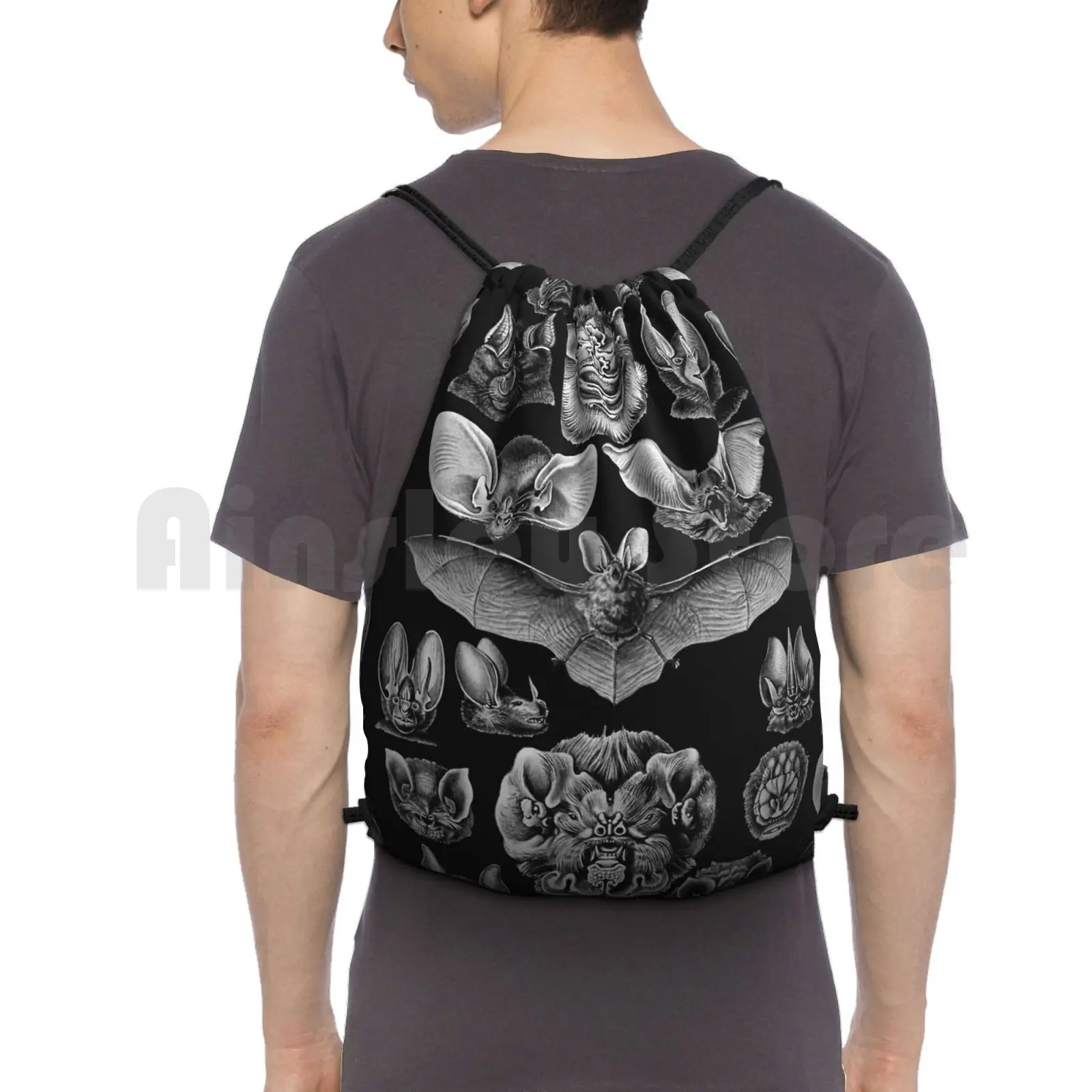 1904 Haeckel Chiroptera Backpack Drawstring Bag Riding Climbing Gym Bag Vintage Bat Public Domain Halloween Science
1904 Haeckel Chiroptera Backpack Drawstring Bag Riding Climbing Gym Bag Vintage Bat Public Domain Halloween Science