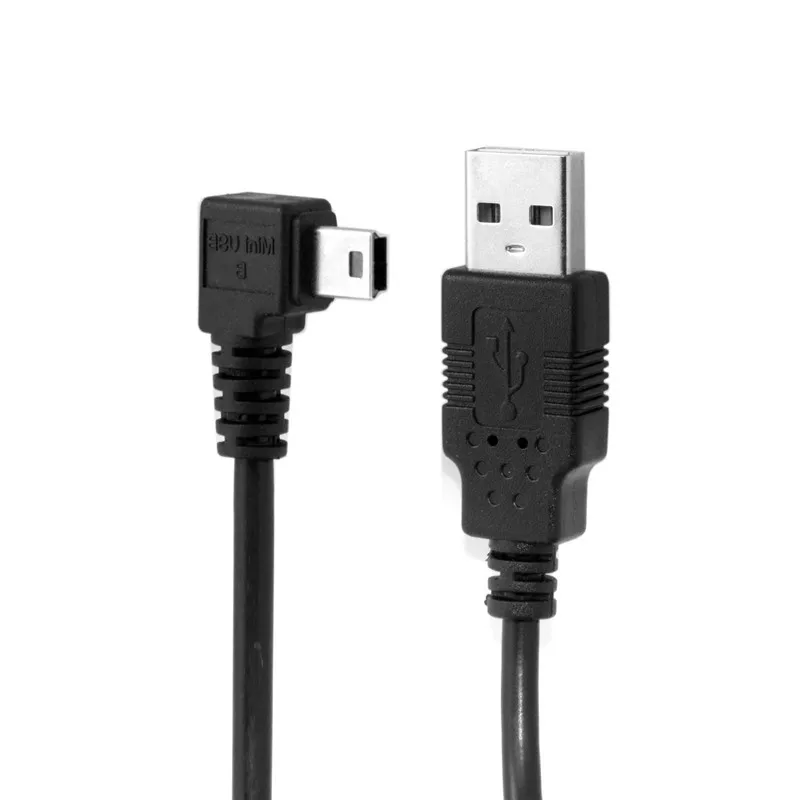 300cm 10Ft 90 degree angled MINI USB B to USB2.0 Male data & charge cable for MP3 MP4 GPS black color
300cm 10Ft 90 degree angled MINI USB B to USB2.0 Male data & charge cable for MP3 MP4 GPS black color