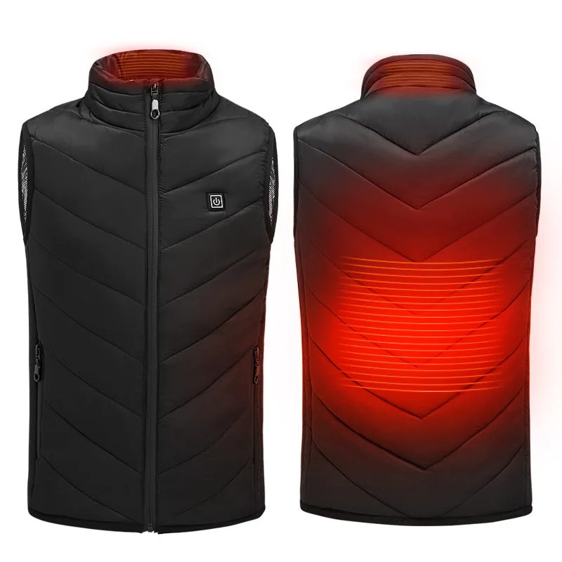

Children's Heated Vest Winter Jacket USB Charging Teenagers Heated Vest Warm Running Outdoor Wear Safety Intelligent Keep Warm