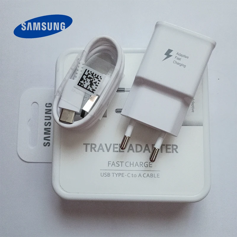 Зарядное устройство Samsung для Galaxy A30 A40 A50 A70 A60 S8 S9 Plus Note 8 9 USB-адаптер быстрой зарядки