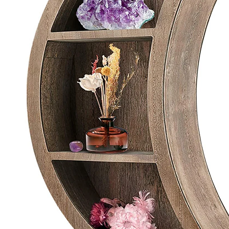 Floating Moon Wall Shelf,Wall-Mounted Three-Layer Shelf,Decorative Wooden Shelves for Kids Bedroom,Kitchen&Living Room
Floating Moon Wall Shelf,Wall-Mounted Three-Layer Shelf,Decorative Wooden Shelves for Kids Bedroom,Kitchen&Living Room