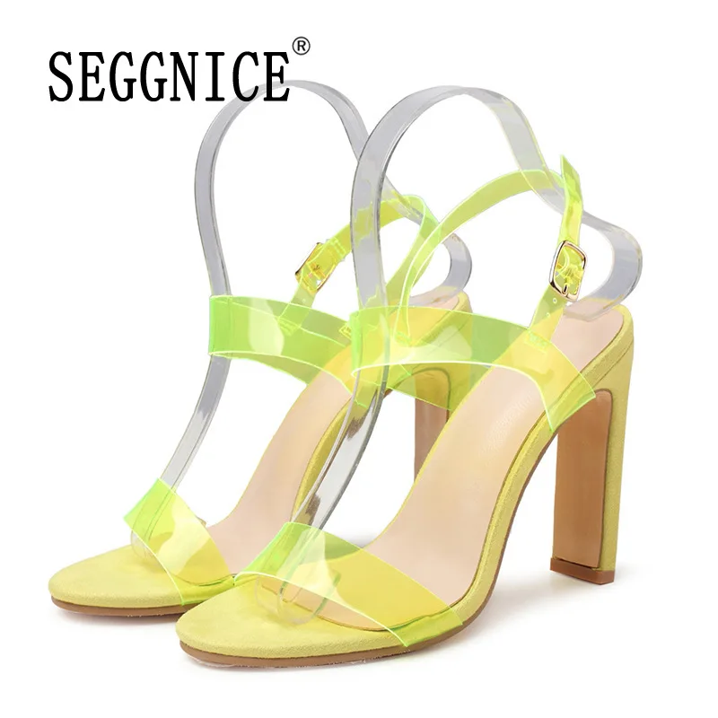 Fashion Women's High Heels Clear Sandals Open Toe Female Summer Shoes Sexy Party Square Heels Transparent Woman Shoes 2021 New
Fashion Women's High Heels Clear Sandals Open Toe Female Summer Shoes Sexy Party Square Heels Transparent Woman Shoes 2021 New
