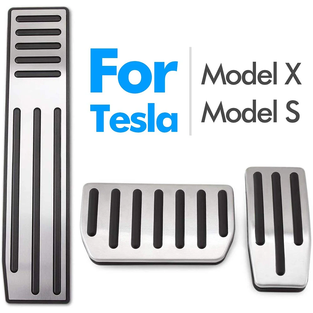 Car styling Fuel Brake Dead Pedal Cover Set Car Accelerator Footrest Pedal Cover Pads Replacement for Tesla Model X/S
Car styling Fuel Brake Dead Pedal Cover Set Car Accelerator Footrest Pedal Cover Pads Replacement for Tesla Model X/S