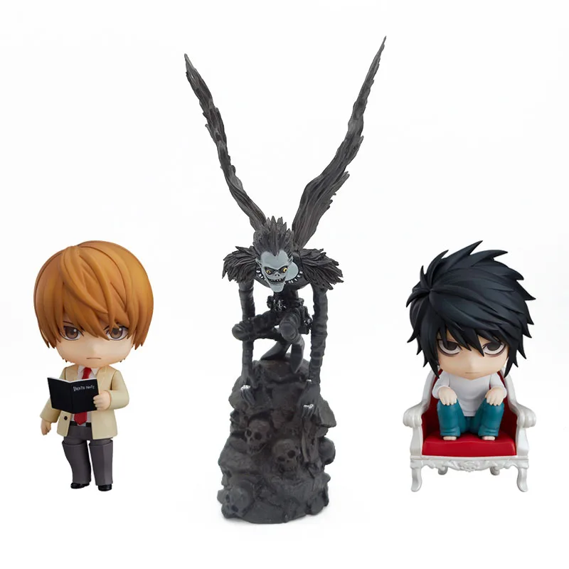 Death Note Ryuuku фигурку 1/10 Масштаб Окрашенные рис Ягами светильник убийца L Lawliet мини