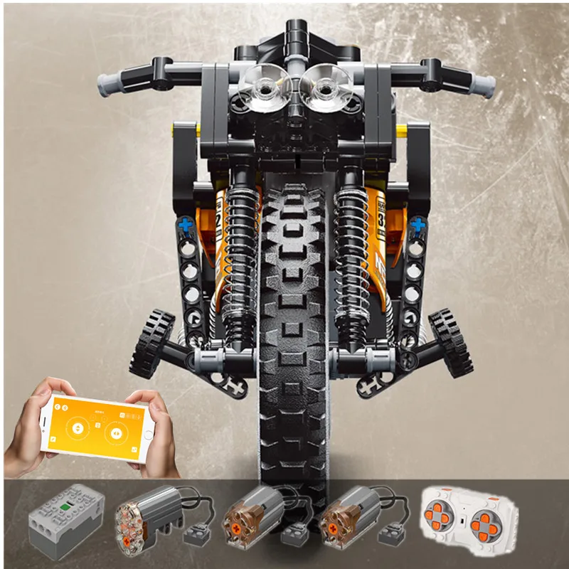 2.4G Motor RC Car Building Blocks Classic Motorcycles City High-Tech Racing Remote Control Bricks Constructor Toys for Children
2.4G Motor RC Car Building Blocks Classic Motorcycles City High-Tech Racing Remote Control Bricks Constructor Toys for Children
