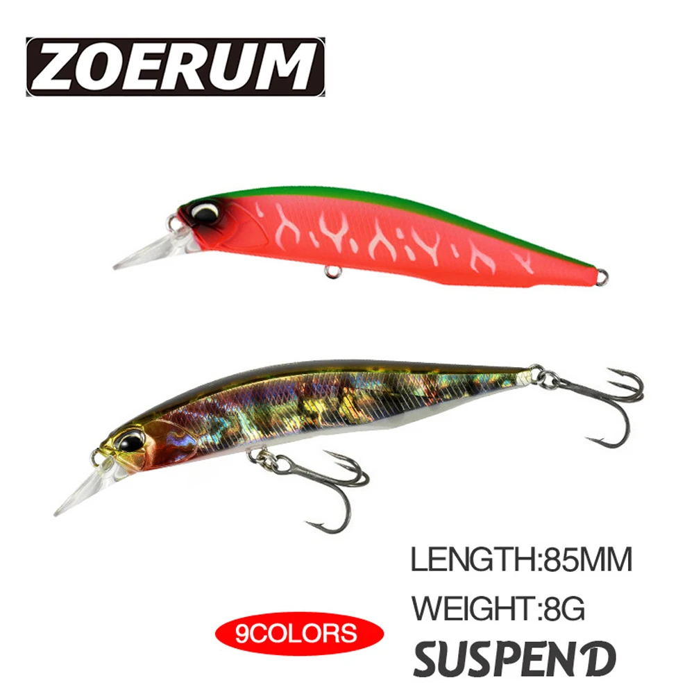 85mm 8g Trout Minnow Fishing Lure Japan Pesca Mini Suspending Wobblers Artificial Fishing Lures Jerkbait Hard Jerk Bait Perch
85mm 8g Trout Minnow Fishing Lure Japan Pesca Mini Suspending Wobblers Artificial Fishing Lures Jerkbait Hard Jerk Bait Perch