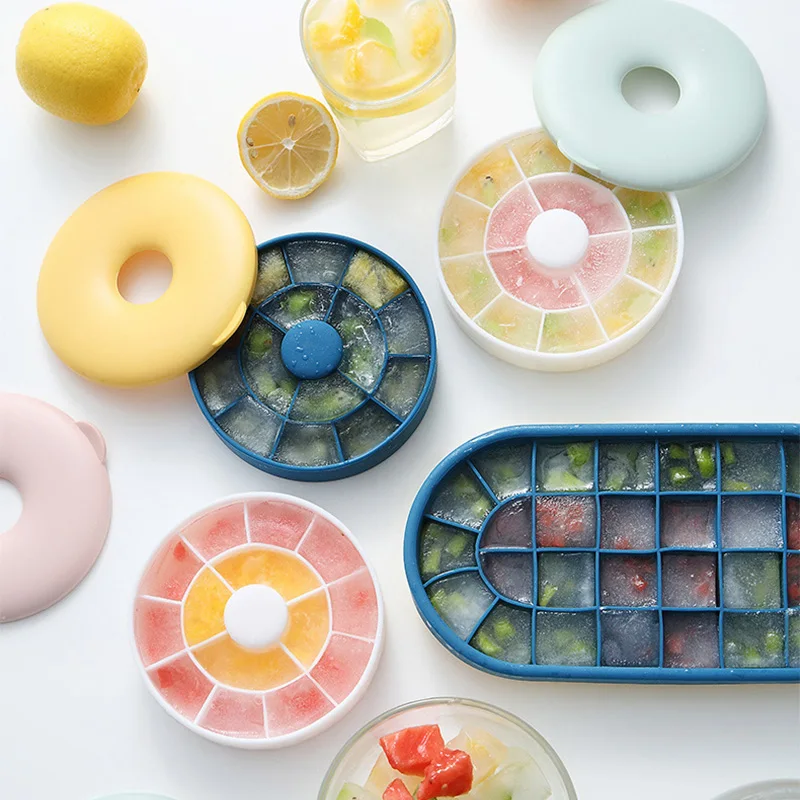 Silicone Ice Tray Mold With Lid Save Space Ice Cube Box Easy-Release Square Ice Cube Trays Molds For Household Kitchen Tools
Silicone Ice Tray Mold With Lid Save Space Ice Cube Box Easy-Release Square Ice Cube Trays Molds For Household Kitchen Tools