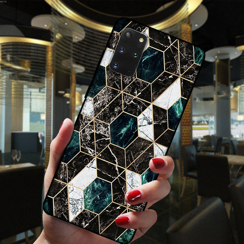 Marble Geometric Art Black Phone Case For Samsung Galaxy S21 S20 FE Ultra S10 Lite S9 S8 Plus S7 Edge S10E Soft Silicone Cover
Marble Geometric Art Black Phone Case For Samsung Galaxy S21 S20 FE Ultra S10 Lite S9 S8 Plus S7 Edge S10E Soft Silicone Cover