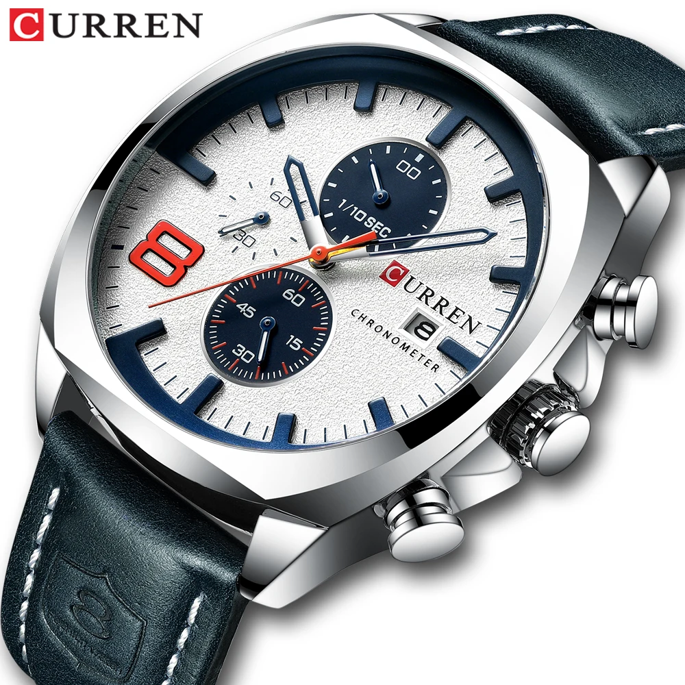 Top Brand Luxury Men Watches CURREN Military Analog Male Quartz Clock Men's Sport Wristwatch relogio masculino Waterproof Watch
Top Brand Luxury Men Watches CURREN Military Analog Male Quartz Clock Men's Sport Wristwatch relogio masculino Waterproof Watch