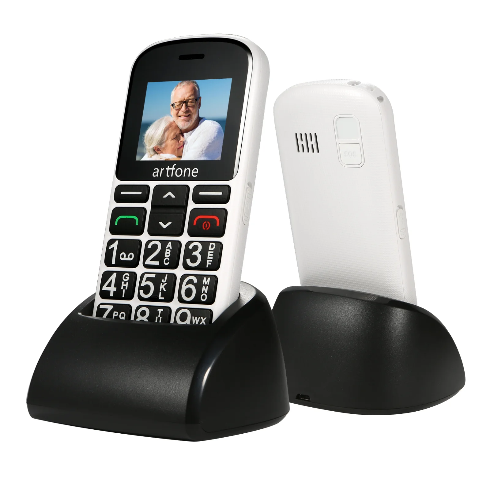 Artfone CS188 Большая телефонная кнопка для пожилых людей улучшенная GSM связь с кнопкой