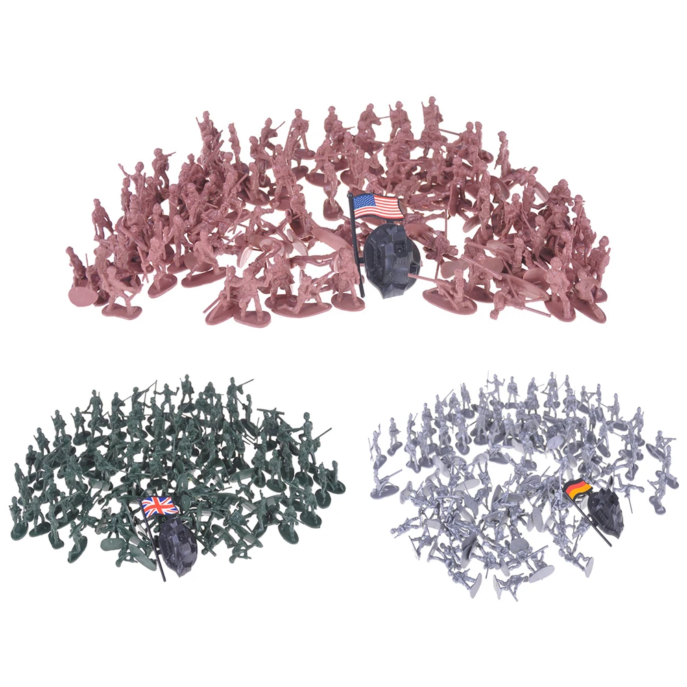 100pcs/set Military Plastic Toy Soldiers Army Men Figures 12 Poses Gift Toy For Children Boys Model Action Figure Toys
100pcs/set Military Plastic Toy Soldiers Army Men Figures 12 Poses Gift Toy For Children Boys Model Action Figure Toys