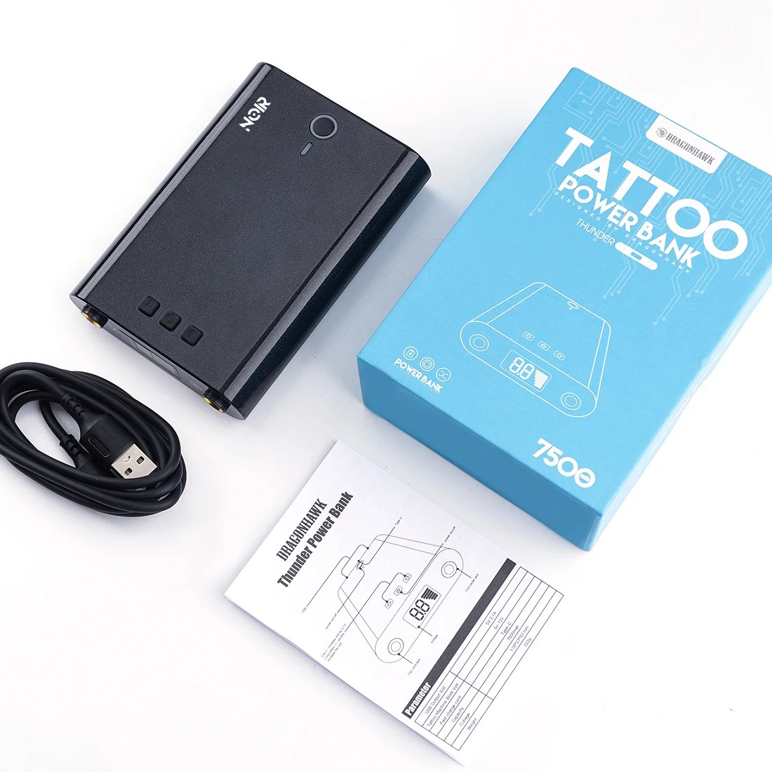 Noir LCD Tattoo Power Dragonhawk Same Style Bank Rechargeable Permanent Makeup Tattoo Machine Wireless Battery Power Supplies
Noir LCD Tattoo Power Dragonhawk Same Style Bank Rechargeable Permanent Makeup Tattoo Machine Wireless Battery Power Supplies