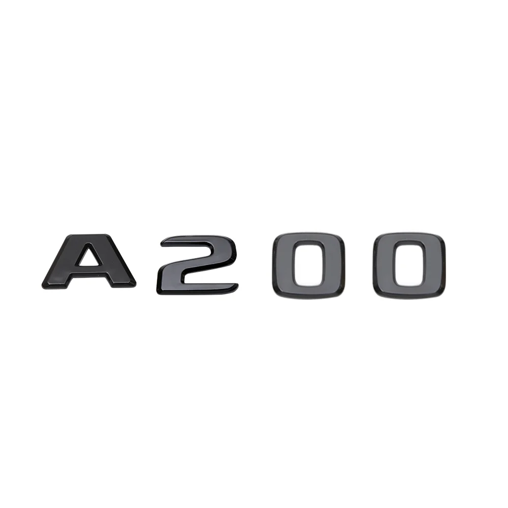 Matt Black " A 200 " Car Trunk Rear Letters Word Badge Emblem Letter Decal Sticker for W176 A Class A200
Matt Black " A 200 " Car Trunk Rear Letters Word Badge Emblem Letter Decal Sticker for W176 A Class A200