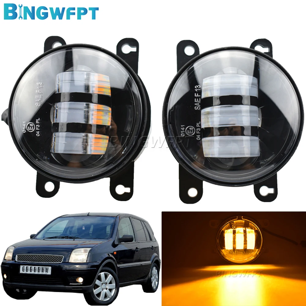 2pcs/set DRL Aluminium LED 12V H11 Fog Lights Fog Lamp Assembly For Ford Fusion Estate JU 2002-2008
2pcs/set DRL Aluminium LED 12V H11 Fog Lights Fog Lamp Assembly For Ford Fusion Estate JU 2002-2008