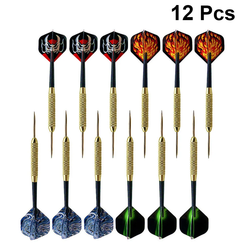 12pcs Pin Type Darts with Frosted Glass Rod Flight Darts Dart Accessories for Playing (19g Colorful)
12pcs Pin Type Darts with Frosted Glass Rod Flight Darts Dart Accessories for Playing (19g Colorful)