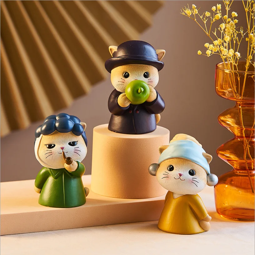 Creative Artist Cat Xiaomiao Home Furnishing Office Desktop Decorations Tanabata Gift Decorations Furnishings
Creative Artist Cat Xiaomiao Home Furnishing Office Desktop Decorations Tanabata Gift Decorations Furnishings