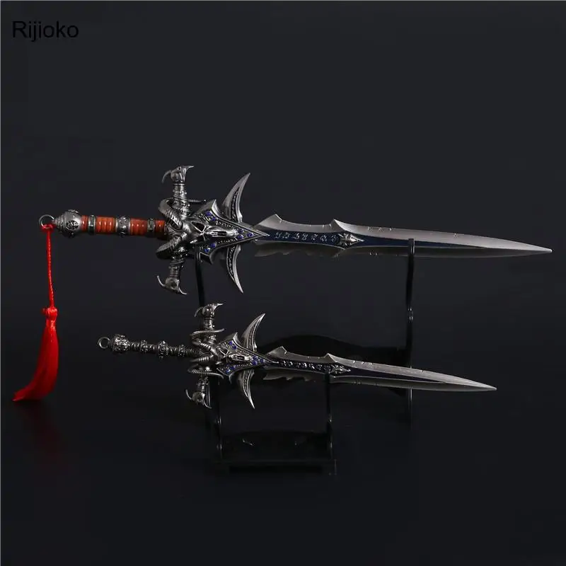 30 см модель игрового оружия World of Warcraft ч Кинг Frostmourne меч из сплава, изысканный реквизит для акции, игрушка для мальчика
30 см модель игрового оружия World of Warcraft ч Кинг Frostmourne меч из сплава, изысканный реквизит для акции, игрушка для мальчика