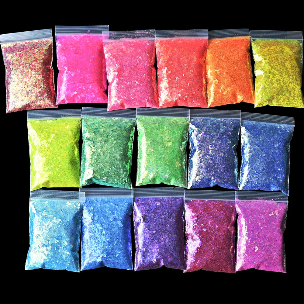 50g Nail Mermaid Glitter Flakes Sparkly 3D Multi-size Hexagon Shimmer Colorful Sequins Spangles Polish Symphony Super-shine Tips
50g Nail Mermaid Glitter Flakes Sparkly 3D Multi-size Hexagon Shimmer Colorful Sequins Spangles Polish Symphony Super-shine Tips