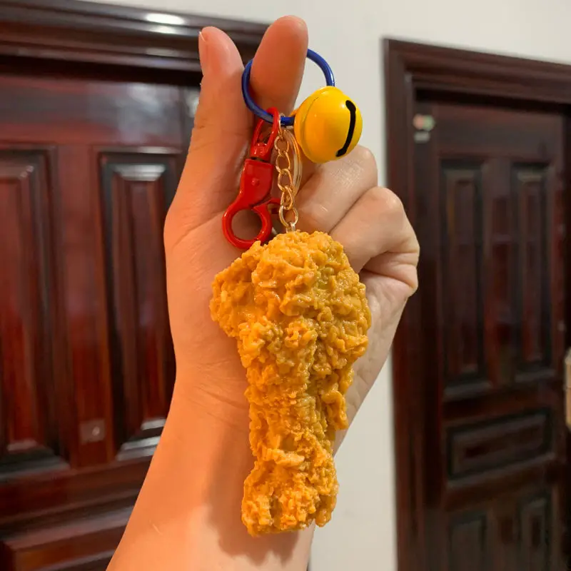 Simulation Fried Chicken Leg Keychain Creative Backpack Pendant Bag Decoration Car Keys Accessories Keyring Hot Sale Gift New
Simulation Fried Chicken Leg Keychain Creative Backpack Pendant Bag Decoration Car Keys Accessories Keyring Hot Sale Gift New