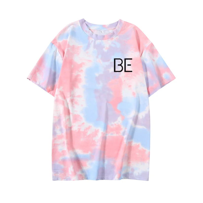 Little BE Letter Left Chest Pattern Print Tie Dye T-Shirt Female New Summer Korean Streetwear Student Harajuku Style Couple Tops
Little BE Letter Left Chest Pattern Print Tie Dye T-Shirt Female New Summer Korean Streetwear Student Harajuku Style Couple Tops