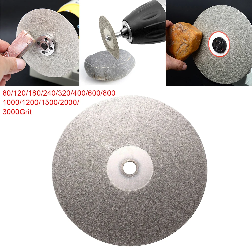6" 150mm 80~3000 Grit Diamond Coated Grinding Wheel Disc Flat Lap Grind Wheel Polishing Tool For Jewelry Glass Rock 
6" 150mm 80~3000 Grit Diamond Coated Grinding Wheel Disc Flat Lap Grind Wheel Polishing Tool For Jewelry Glass Rock