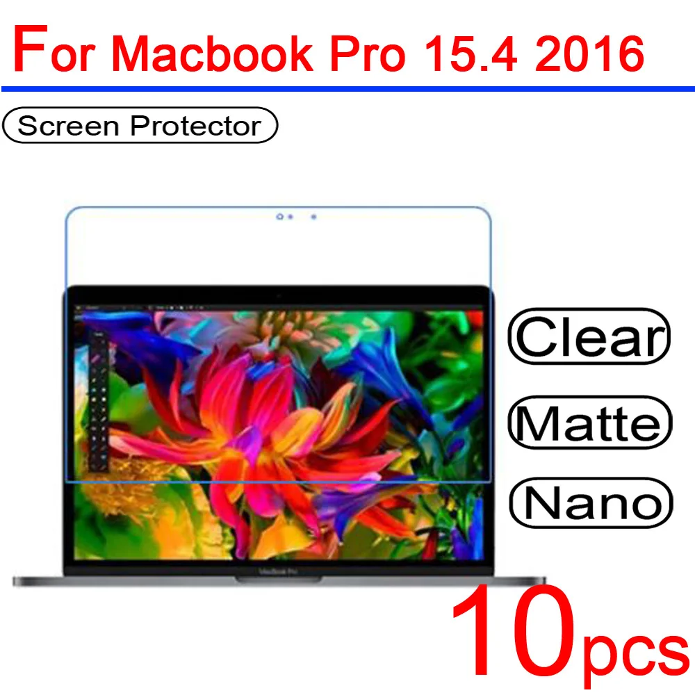 10 шт Ультра прозрачная мягкая защитная пленка для ЖК экрана Apple новый Macbook Pro 13 3 15 4