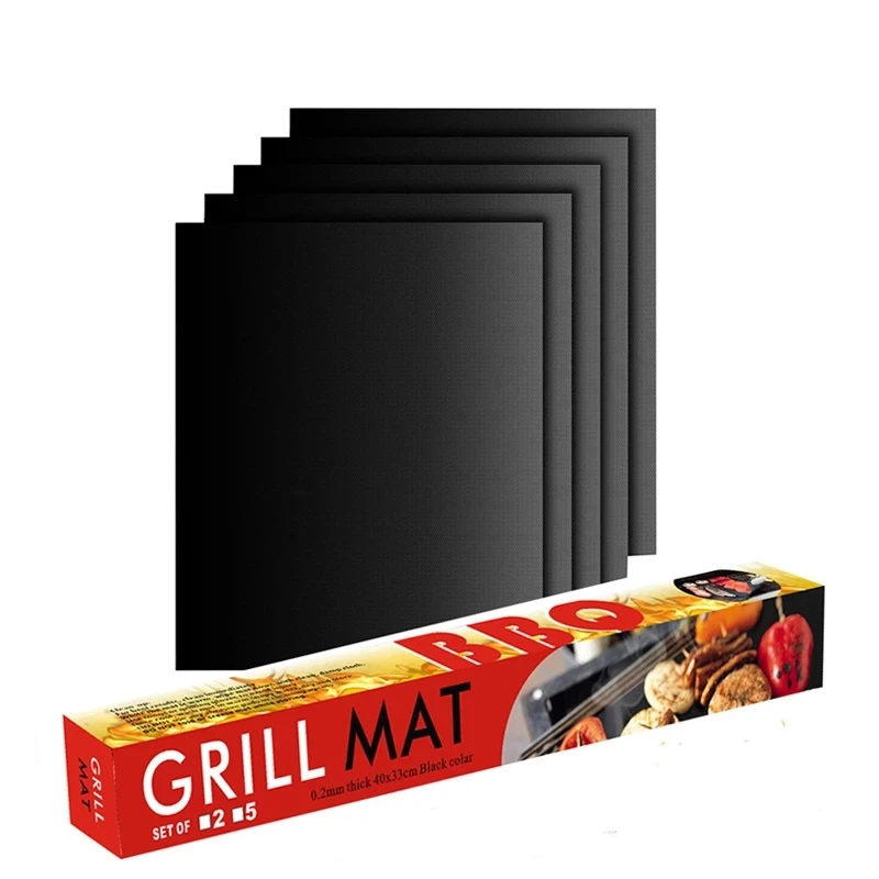 5pcs Non-Stick BBQ Grill Mat Pad Reusable Barbecue Baking Liners Reusable Cooking Sheets Pad Outdoor Picnic Bbq Accessories
5pcs Non-Stick BBQ Grill Mat Pad Reusable Barbecue Baking Liners Reusable Cooking Sheets Pad Outdoor Picnic Bbq Accessories