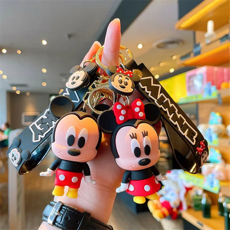 Disney Cartoon Keychain Cute Stitch Mickey Minnie Doll Keyring Pendant Creative Couple Backpack Car Key Chain Accessory Gift
Disney Cartoon Keychain Cute Stitch Mickey Minnie Doll Keyring Pendant Creative Couple Backpack Car Key Chain Accessory Gift