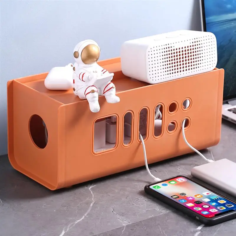 Cable Organizer Box Desktop Anti Dust Wire Storage Container Charger Socket Cable Plastic Management Box for Home Office
Cable Organizer Box Desktop Anti Dust Wire Storage Container Charger Socket Cable Plastic Management Box for Home Office