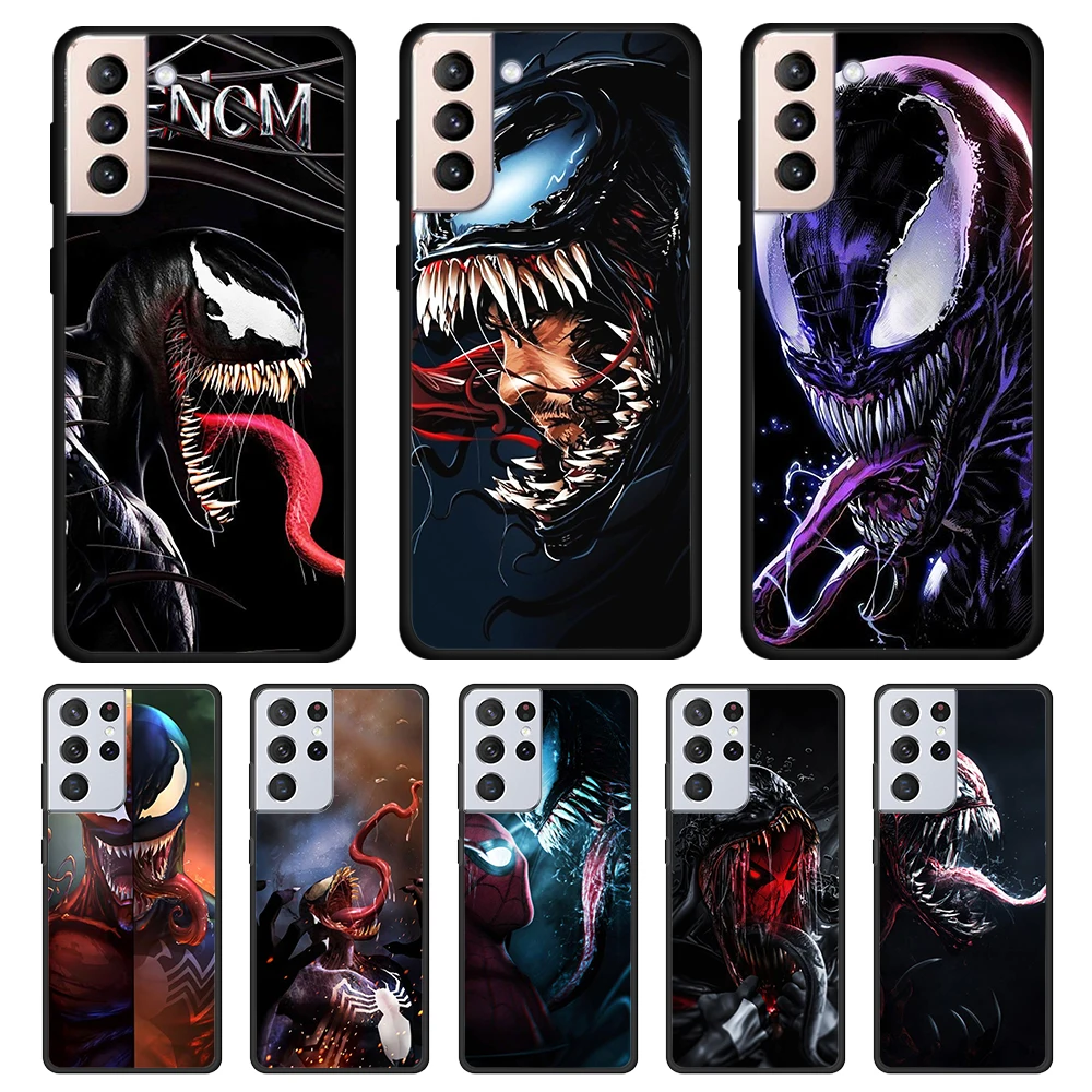 Avengers Venom Marvel Hero for Samsung Galaxy S21 S20 FE Ultra Lite S10 S9 S8 S7 S6 Edge Plus Soft Black Phone Case
Avengers Venom Marvel Hero for Samsung Galaxy S21 S20 FE Ultra Lite S10 S9 S8 S7 S6 Edge Plus Soft Black Phone Case