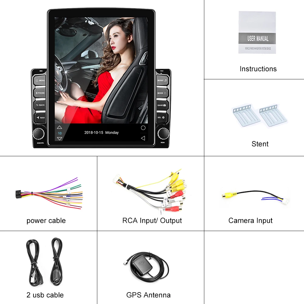 Podofo 9.7" 2din Android 9.0 Car Radio Multimedia Player For VW Nissan Hyundai Toyota Audi Benz Mazda Opel GPS Stereo Receiver
Podofo 9.7" 2din Android 9.0 Car Radio Multimedia Player For VW Nissan Hyundai Toyota Audi Benz Mazda Opel GPS Stereo Receiver