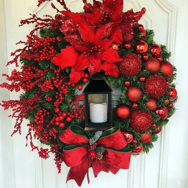 Newly Elegant Red Christmas Wreath Champagne Gold Christmas Wreath Window Door Wall Ornament Decorations VA88
Newly Elegant Red Christmas Wreath Champagne Gold Christmas Wreath Window Door Wall Ornament Decorations VA88