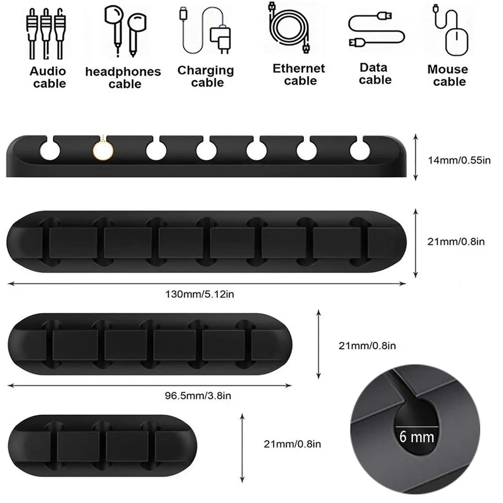 Desktop Cable Organizer Fixing Device Hub Charging Data Cable Organizer Slot Clip Network Cable Self-Adhesive
Desktop Cable Organizer Fixing Device Hub Charging Data Cable Organizer Slot Clip Network Cable Self-Adhesive