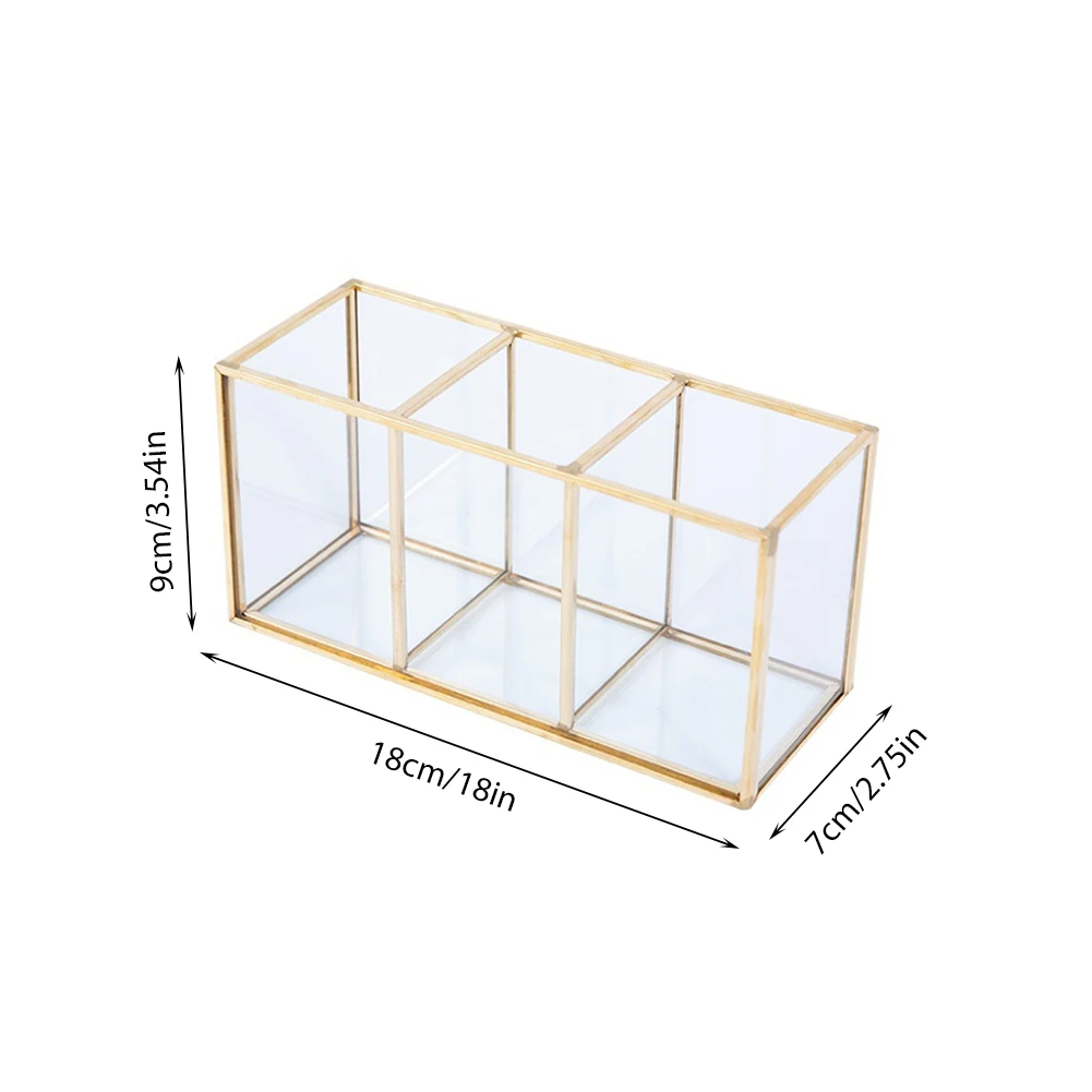 Makeup Brush Holder Organizer Multifunctional 3 Grid Cosmetic Container Makeup Storage Box Brush Storage Container Pencil Box
Makeup Brush Holder Organizer Multifunctional 3 Grid Cosmetic Container Makeup Storage Box Brush Storage Container Pencil Box