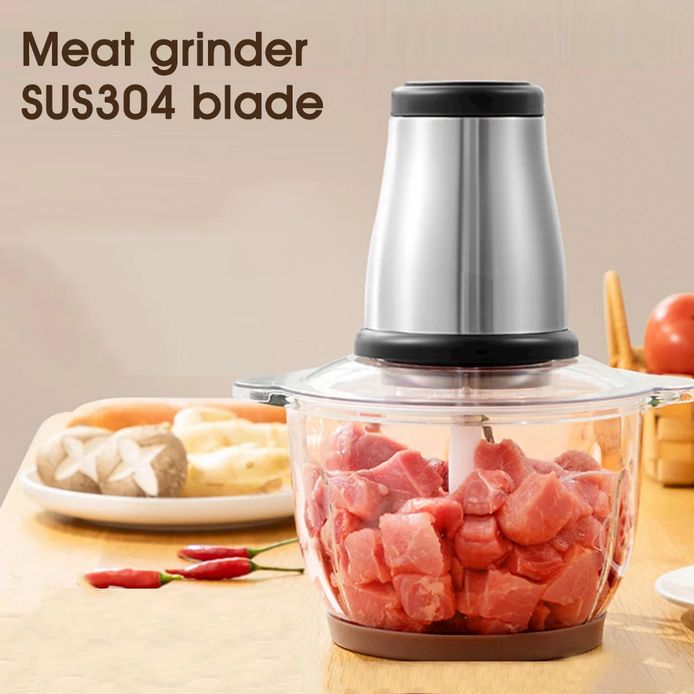 2l Meat Grinder Food Processor Electric Choppercapacity Mincer Meat Vegetables Fruits Nuts For Kitchenware 2 Speeds 300w
2l Meat Grinder Food Processor Electric Choppercapacity Mincer Meat Vegetables Fruits Nuts For Kitchenware 2 Speeds 300w