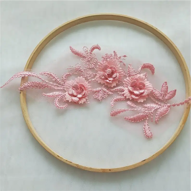 14 Colors Venice Lace Applique 3D Blossom Embroidered Mesh Lace Motif Patch 1 Piece
14 Colors Venice Lace Applique 3D Blossom Embroidered Mesh Lace Motif Patch 1 Piece