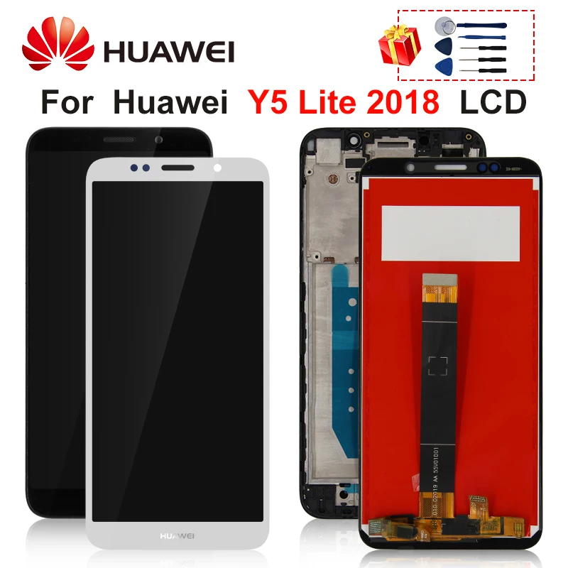 ЖК-DRA-LX5 для Huawei Y5 Lite 2018, сенсорный экран с дигитайзером в сборе, дисплей для Huawei Y5 Lite 2018, запасные части
ЖК-DRA-LX5 для Huawei Y5 Lite 2018, сенсорный экран с дигитайзером в сборе, дисплей для Huawei Y5 Lite 2018, запасные части