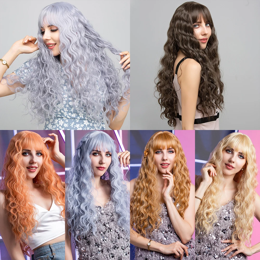 Pink Synthetic Wig With Bangs For Women Long Super Curly Hair Heat Resistant Fiber Daily Party Cosplay Lolita Wig IPARTY 24inch
Pink Synthetic Wig With Bangs For Women Long Super Curly Hair Heat Resistant Fiber Daily Party Cosplay Lolita Wig IPARTY 24inch