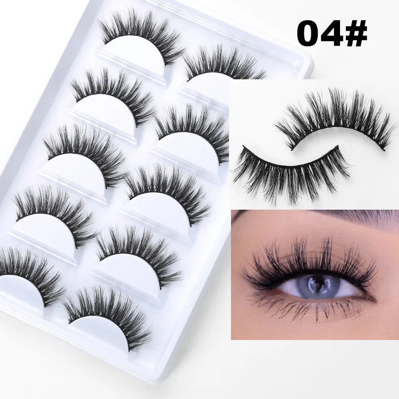 New 5Pairs 3D Mink Lashes False Eyelashes Natural/Thick Long Eye Lashes Wispy Makeup Beauty Extension Tools
New 5Pairs 3D Mink Lashes False Eyelashes Natural/Thick Long Eye Lashes Wispy Makeup Beauty Extension Tools