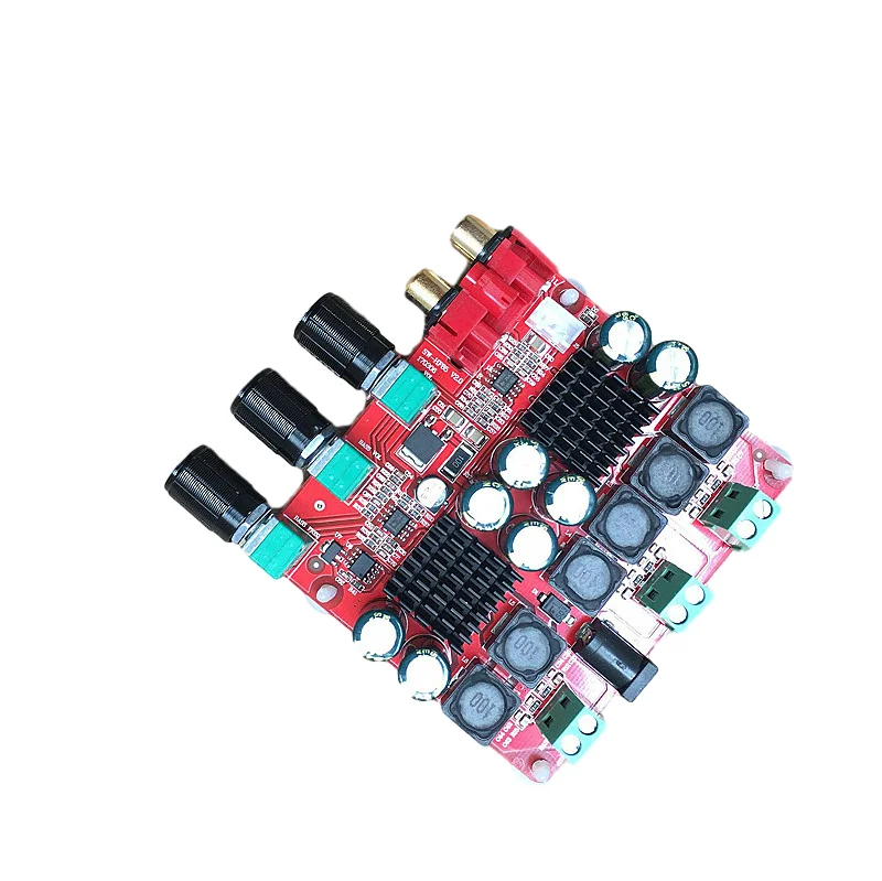 TPA3116 audio amplifier board 2.1 channel 2x50+100W digital power amplifier board
TPA3116 audio amplifier board 2.1 channel 2x50+100W digital power amplifier board