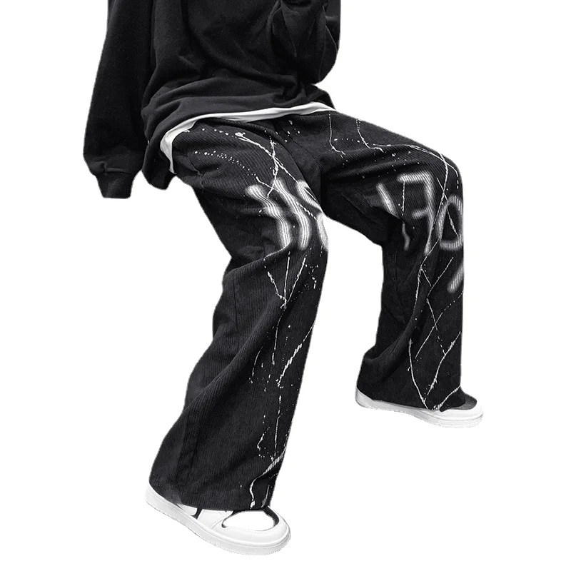 ICCLEK Splash Ink Pants Men's Corduroy Casual Pants Autumn Loose Straight-leg Pants Hip-hop High Street Trousers Streetwear Men
ICCLEK Splash Ink Pants Men's Corduroy Casual Pants Autumn Loose Straight-leg Pants Hip-hop High Street Trousers Streetwear Men