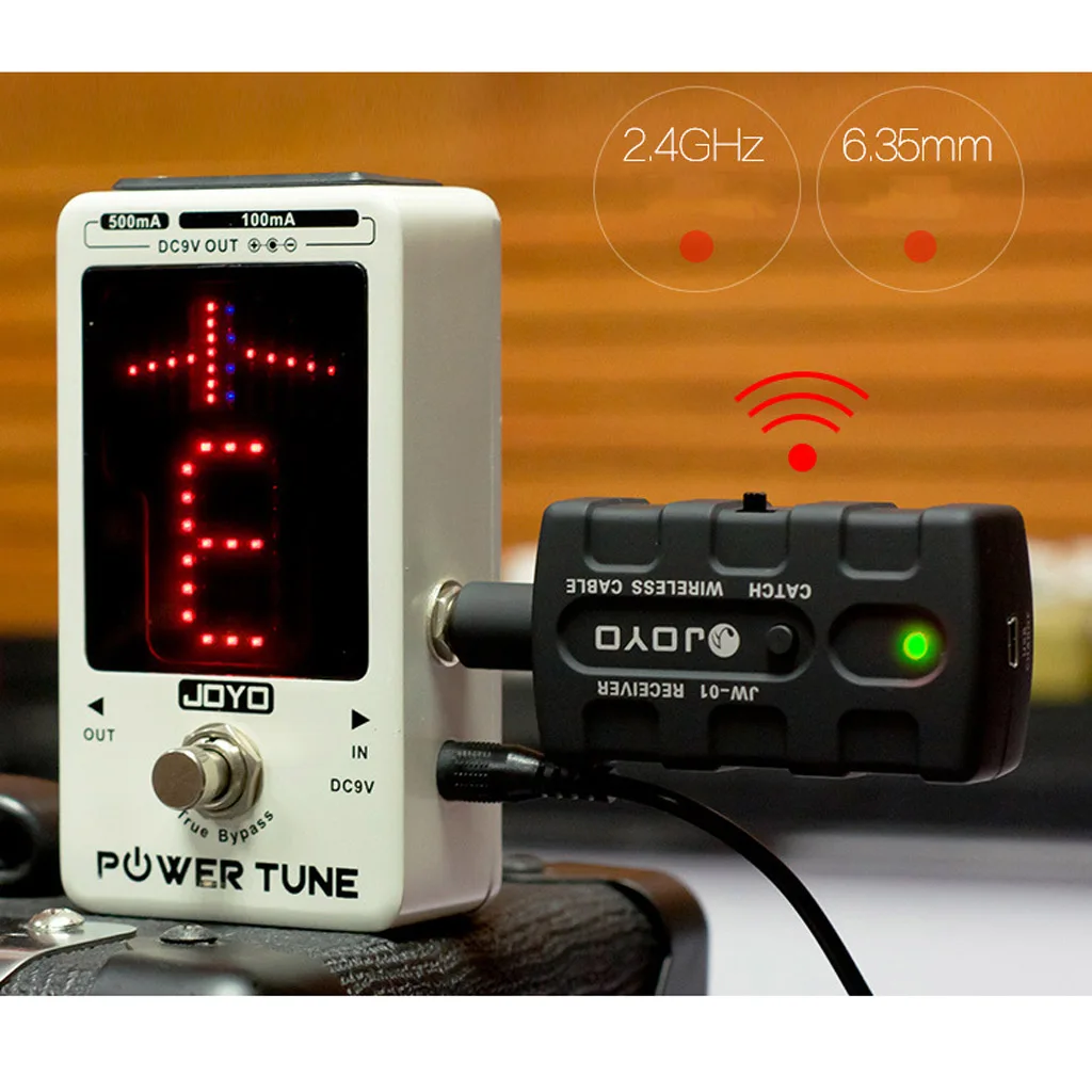 2.4G Wireless Guitar Bass System Transmitter and Receiver Long Range
2.4G Wireless Guitar Bass System Transmitter and Receiver Long Range