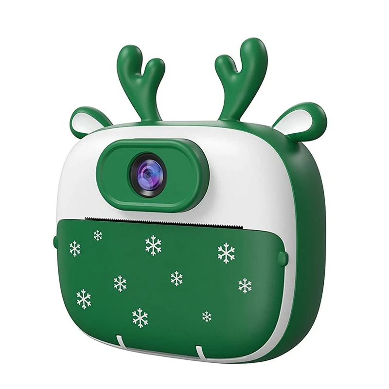 Children's Instant Print Camera, 1080P Digital Camera With 2 Inch Screen, 3Rolls Of Print Papers, Cartoon Stickers
Children's Instant Print Camera, 1080P Digital Camera With 2 Inch Screen, 3Rolls Of Print Papers, Cartoon Stickers
