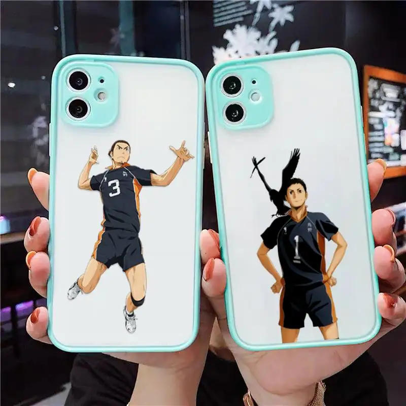 Anime volleyball boy cut Phone Case Clear Funda matte transparent For blue iPhone 7 8 x xs xr 11 12 pro plus max mini
Anime volleyball boy cut Phone Case Clear Funda matte transparent For blue iPhone 7 8 x xs xr 11 12 pro plus max mini