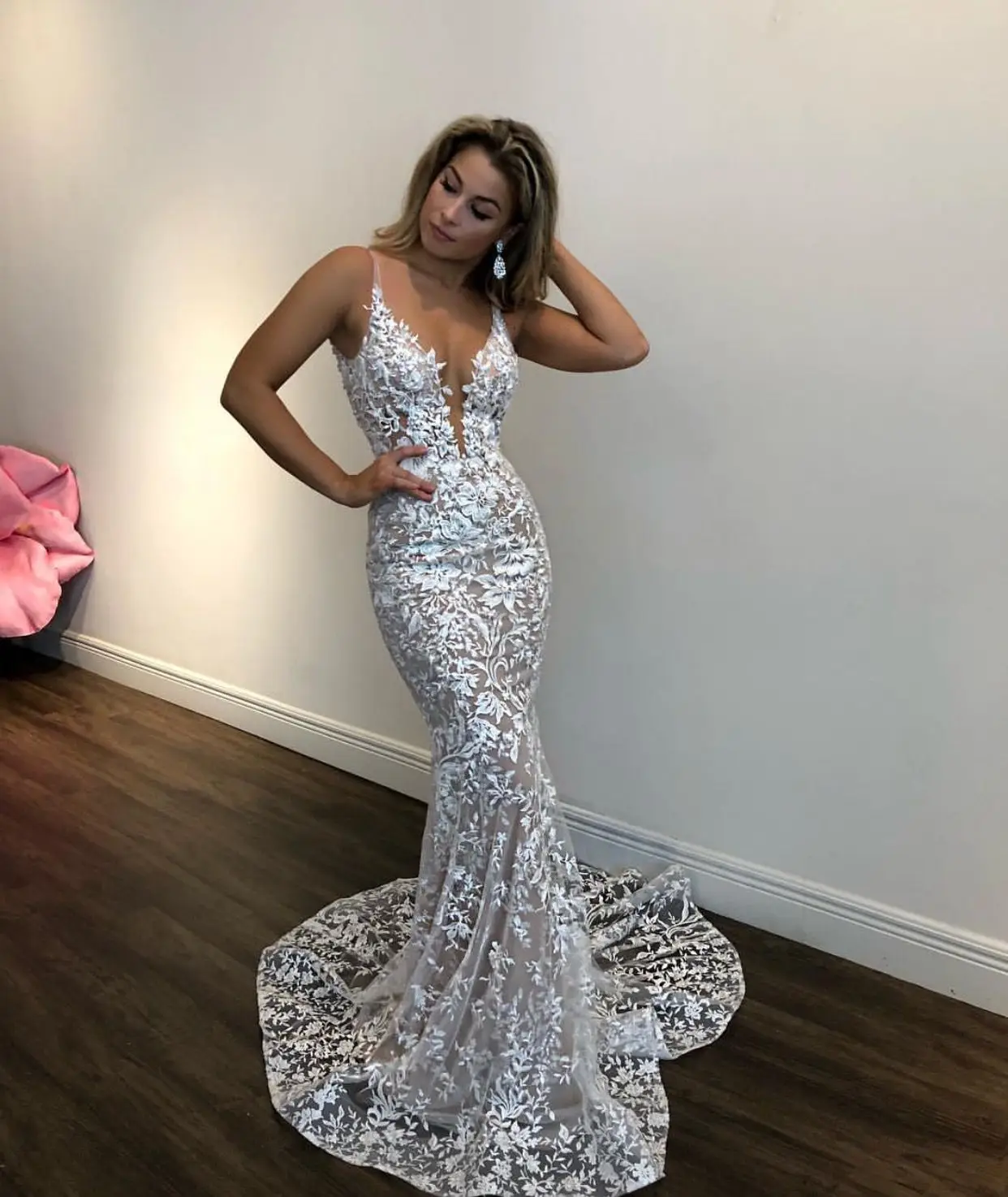 Top Fashion New Trumpet / Mermaid Summer Spaghetti Strap Plus Size Vestido Longo Sexy V-neck Suspender Lace Dress Long
Top Fashion New Trumpet / Mermaid Summer Spaghetti Strap Plus Size Vestido Longo Sexy V-neck Suspender Lace Dress Long
